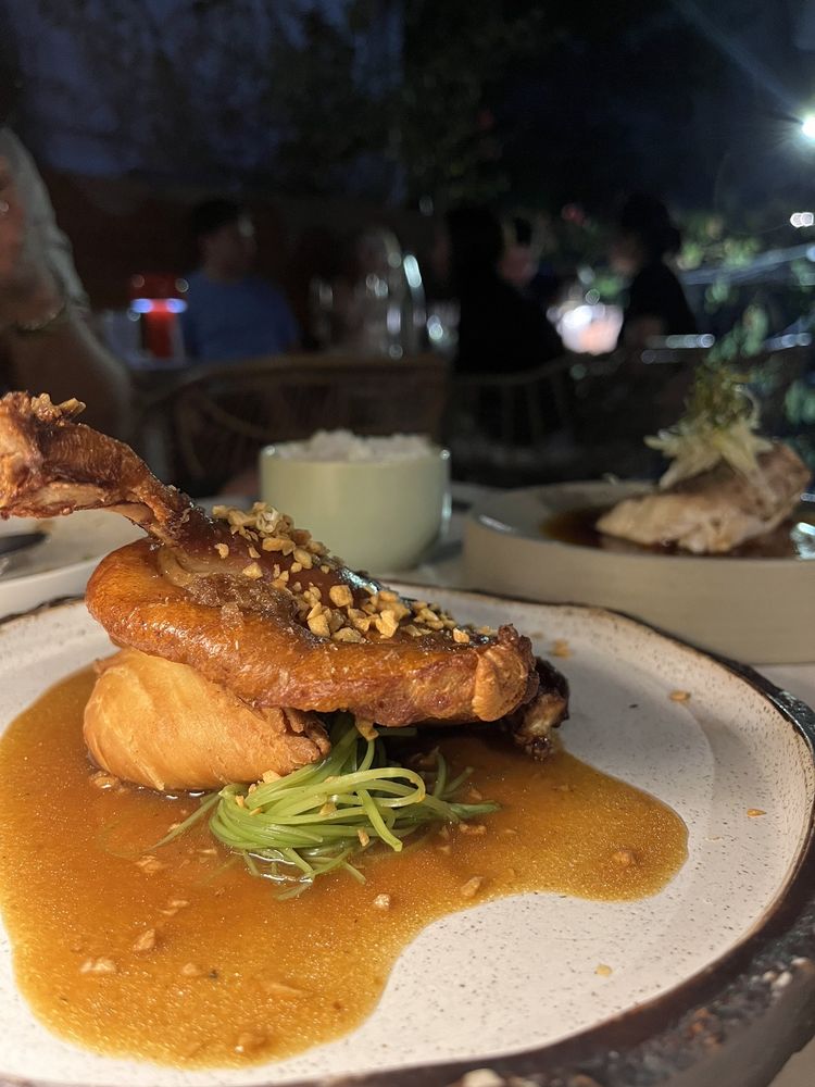 Duck Leg Confit at Lampara